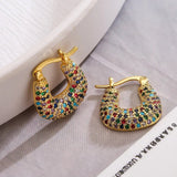 Micara - Curvy Sparkles - Ohrringe – Mehrfarbig