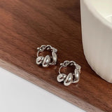 Micara - Deluxe Twisters - Ohrringe – Silber