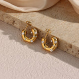 Micara – Dotted Pearls – Ohrringe – Gold