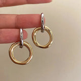Micara - DuoLux Drops - Ohrringe – Gold/Silber