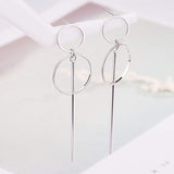 Micara - Geometric Dangles - Ohrringe – Silber