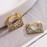 Micara - Geometric Shimmers - Ohrringe – Mehrfarbig
