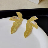 Micara - Glam Foliage - Ohrringe – Gold