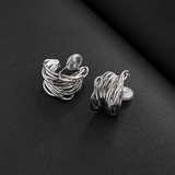 Micara - Glam Weavers - Ohrringe – Silber