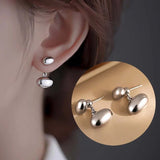 Micara - Glamorous Beans - Ohrringe – Silber