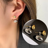 Micara - Glamorous Beans - Ohrringe – Gold Silber