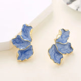 Micara - Glazed Petals - Ohrringe – Blau
