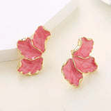 Micara - Glazed Petals - Ohrringe – Rosa