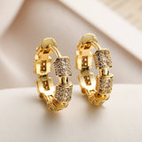 Micara - Glitzy Duo - Ohrringe – Gold