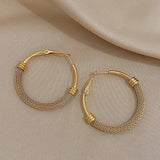 Micara - Golden Threads - Ohrringe – Gold