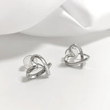 Micara - Heartbound Twists - Ohrringe – Silber
