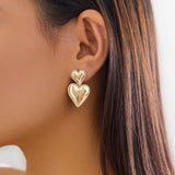 Micara - Heartful Duet - Ohrringe – Gold