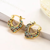 Micara - Heartful Sparkles - Ohrringe – Mehrfarbig