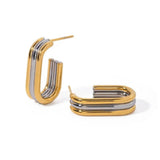 Micara - Helix Halo - Ohrringe – Gold Silber