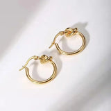 Micara - Knotty Hoops - Ohrringe – Gold
