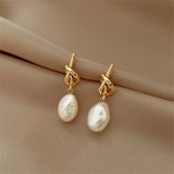 Micara - Knotty Pearls - Ohrringe – Perle