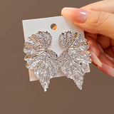 Micara - LuxLeaf Duo - Ohrringe – Silber
