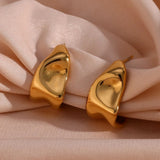 Micara - Molten Crescents - Ohrringe – Gold