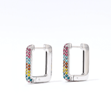Micara - Radiant Squares - Ohrringe – Regenbogen