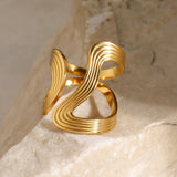 Micara - Ripple Ring - Ringe – Gold