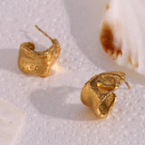 Micara - Sculpted Stunners - Ohrringe – Gold