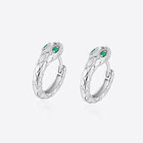 Micara - Serpentine Silvers - Ohrringe – Silbergrün