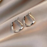 Micara - Shimmer Arch - Ohrringe – Silber