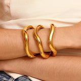 Micara - Slinky Stacks - Armbänder – Gold