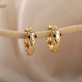 Micara - Snake Charmer - Ohrringe – Gold Rot