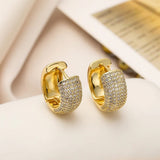 Micara - Sparkle Huggies - Ohrringe – Gold