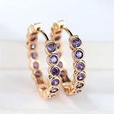 Micara - Sparkly Blings - Ohrringe – Lila