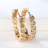 Micara - Sparkly Blings - Ohrringe – Olivgrün
