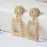 Micara - Square Statements - Ohrringe – Gold