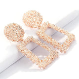Micara - Square Statements - Ohrringe – Roségold