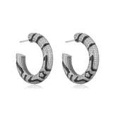 Micara - Starry Stripes - Ohrringe – Silber