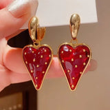 Micara - Strawberry Hearts - Ohrringe – Rot