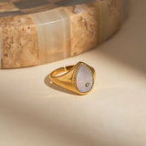 Micara - Teardrop Dream - Ringe – Weiß