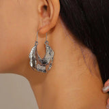 Micara - Textured Silvers - Ohrringe – Silber