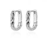 Micara - Twisty Huggies - Ohrringe – Silber