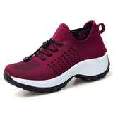 MotionEase Bogenunterstützende Laufschuhe – Rot