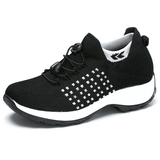 MotionEase Bogenunterstützende Laufschuhe – Schwarz / Weiß