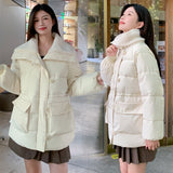 Moxie Fleece-Gefütterter Mantel – Aus weiß