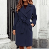 Muriel Wickel-Peacoat – Marine Blau