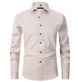 Normand Langarmhemd – Creme