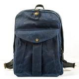 Phineas Vintage Canvas-Rucksack – Blau