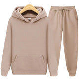 Robin Unisex Hoodie und Jogginghose im Set – Apricot