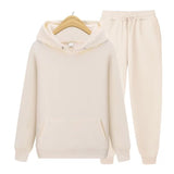 Robin Unisex Hoodie und Jogginghose im Set – Khaki