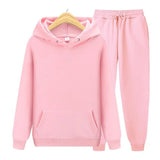 Robin Unisex Hoodie und Jogginghose im Set – Hellrosa