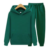 Robin Unisex Hoodie und Jogginghose im Set – Grün