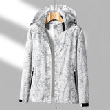 Regenjacke Damen Mit Muster | Leicht & Funktional – Weiß